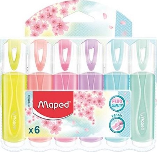 Picture of Maped Zakreślacz Fluo Peps pastel 6 kolorów MAPED