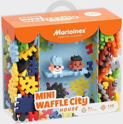 Изображение Marioinex Klocki Waffle mini - Dom 148 elementów