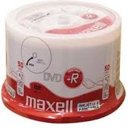 Attēls no Maxell DVD-R 4.7 GB 16x 50 sztuk (275701.40)