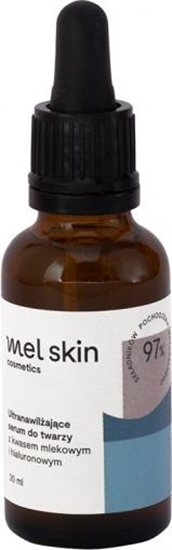 Изображение Mel Skin MEL SKIN_Ultranawilżające serum do twarzy z kwasem hialuronowym 30ml