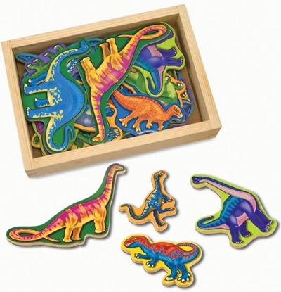 Picture of Melissa & Doug Drewniane magnesy - Dinozaury (10476)