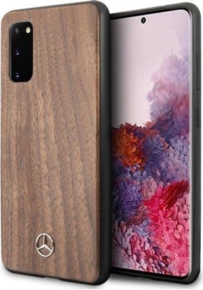 Attēls no Mercedes-Benz Mercedes MEHCS62VWOLB S20 G980 hard case brązowy/brown Wood Line Walnut