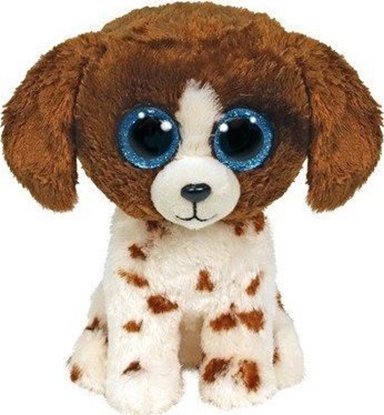 Attēls no Meteor Maskotka Ty Beanie Boos Pies brązowo-biały - Muddles 15 cm