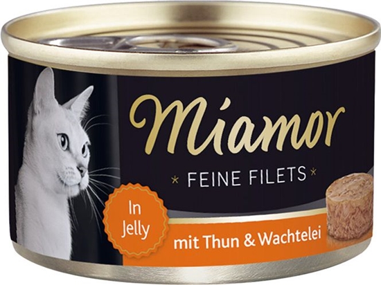 Изображение Miamor Miamor Feine Filets puszka Tyńczyk i jajka - 100g