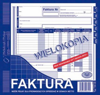 Picture of Michalczyk & Prokop Faktura VAT 2/3 A4 100-2E wielokopia