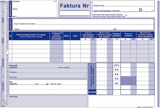 Picture of Michalczyk & Prokop Faktura VAT A5 103-3E PeĹ‚na