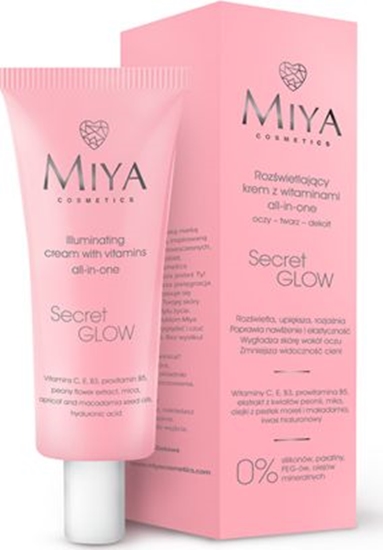 Изображение Miya Krem do twarzy Secret Glow z witaminami rozświetlający 30ml