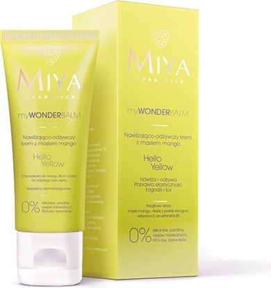 Изображение Miya myWONDERBALM Hello Yellow Krem nawilżająco- odżywczy z masłem mango 75 ml