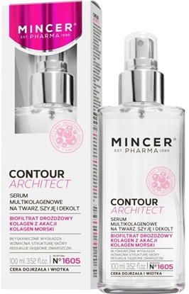 Изображение Mincer Contour Architect N°1605 Serum multikolagenowe na twarz, szyję i dekolt 100ml