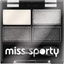 Изображение Miss Sporty Quattro Studio Poczwórne cienie do powiek 404 Real Smoky/Smoky Black 5g