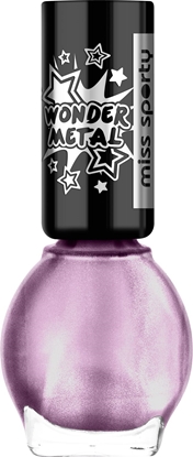 Attēls no Miss Sporty Wonder Metal lakier do paznokci 040 Super Purple 7ml