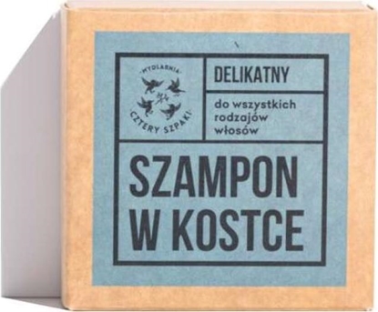 Picture of Mydlarnia Cztery Szpaki Cztery Szpaki Delikatny szampon do włosów w kostce - 75 g