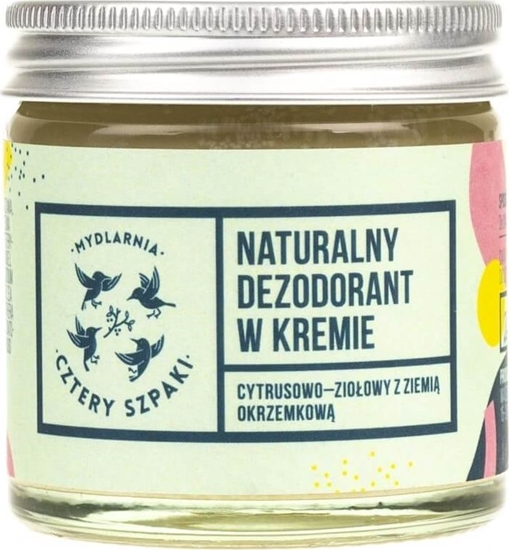 Picture of Mydlarnia Cztery Szpaki Dezodorant w kremie cytrusowo-ziołowy - Cztery Szpaki