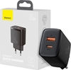 Picture of Lādētājs Baseus Compact Quick Charger USB + USB-C 20W Black