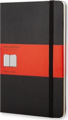Attēls no Moleskine Adresownik MOLESKINE L (13x21cm), twarda oprawa, 240 strony, czarny