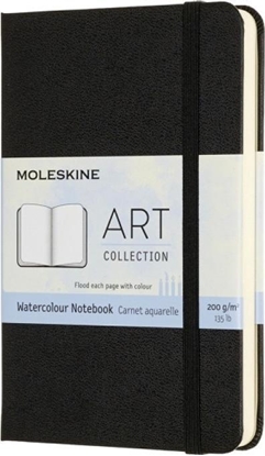 Изображение Moleskine Notes Art Watercolour MOLESKINE P (9x14cm), 60 stron, czarny