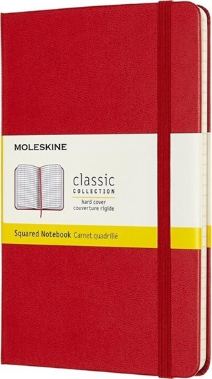 Изображение Moleskine Notes Classic 11,5x18 tw. kratka szkarłatna czerwień