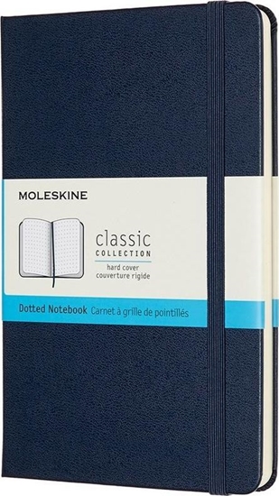 Picture of Moleskine Notes Classic 11,5x18 tw. kropki szafirowy niebieski