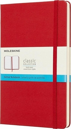 Attēls no Moleskine Notes Classic 13x21 tw. kropki czerwony