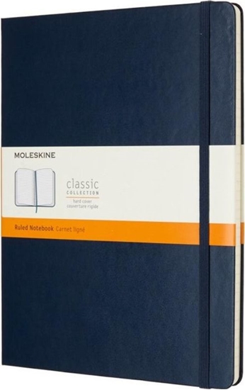 Picture of Moleskine Notes Classic 19x25 cm linia szafirowy