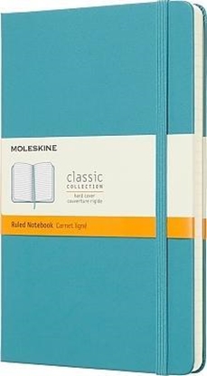 Attēls no Moleskine NOTES MOLESKINE CLASSIC L (13X21 CM) W LINIE REEF BLUE