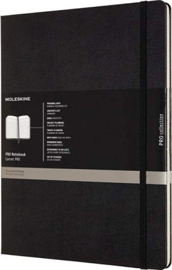 Picture of Moleskine Notes MOLESKINE PROFESSIONAL XXL (21,6x27,9 cm), twarda oprawa, 192 strony, czarny