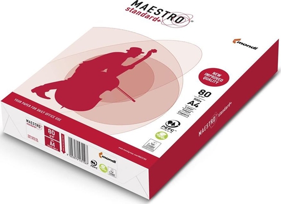 Picture of Mondi Papier ksero Mondi Maestro Standard Plus | A4 | 80g | 500 arkuszy | Klasa B