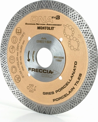 Attēls no Montolit CGX Diamond Blade: tarcza diamentowa do cięcia gresu 115mm (CGX115)