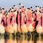 Picture of Museums & Galleries Karnet kwadrat z kopertą Andean Flamingoes