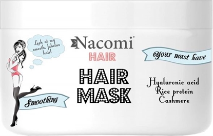 Attēls no Nacomi Hair Mask Smoothing wygładzająco-nawilżająca maska do włosów 200ml