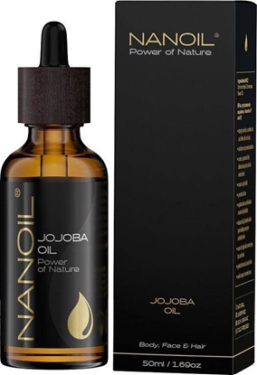 Изображение Nanoil Olejek jojoba do pielęgnacji włosów i ciała 50ml