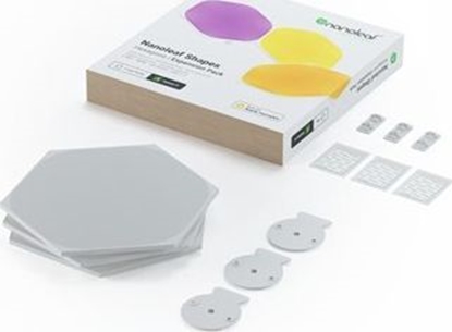 Attēls no Nanoleaf Nanoleaf Hexagons Expansion Pack - dodatkowe panele świetlne (3 sztuki)