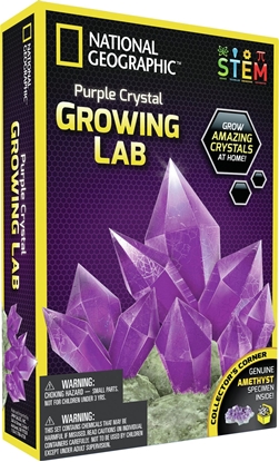 Picture of National Geographic Mokslinis žaidimas Užaugink kristalą National Geographic Crystal Grow Purple, NGPCRYSTAL
