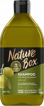 Attēls no Nature Box Szampon z olejem z oliwek 385ml