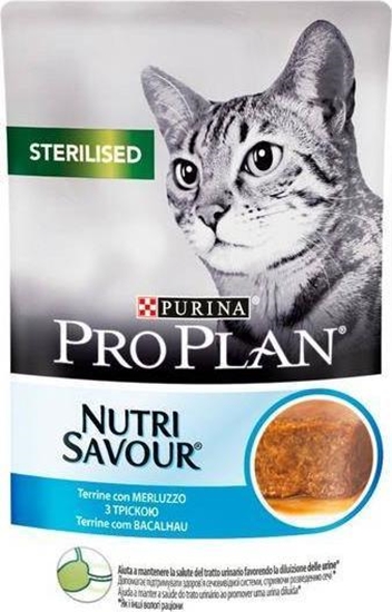 Picture of Nestle PRO PLAN KOT sasz.85g STERILISED DORSZ