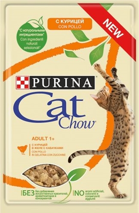 Picture of Nestle PURINA Cat Chow Adult 1+ z kurczakiem i cukinia w galarecie 85 g