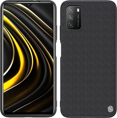 Attēls no Nillkin Etui Nillkin Textured do Xiaomi Poco M3 (Czarne) uniwersalny