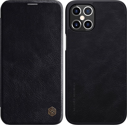 Изображение Nillkin Nillkin Qin skórzana kabura etui iPhone 12 Pro Max czarny