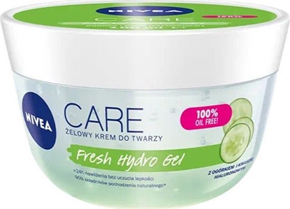 Изображение Nivea Care Fresh Hybrid Gel żelowy krem do twarzy do cery tłustej i mieszanej z kwasem hialuronowym 100ml