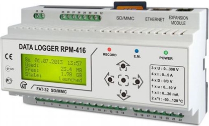 Изображение Novatek-Electro Mikroprocesorowy rejestrator parametrów elektrycznych (RPM-416)