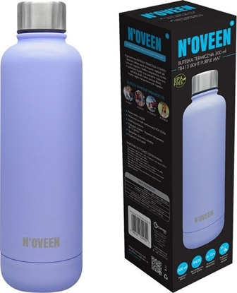 Изображение Noveen Butelka Termiczna NOVEEN TB413 Light Purple Mat 500 ml