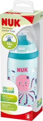 Изображение NUK Junior Cup 300 ml ustnik sportowy Ośmiornica błękit 255576 Nuk