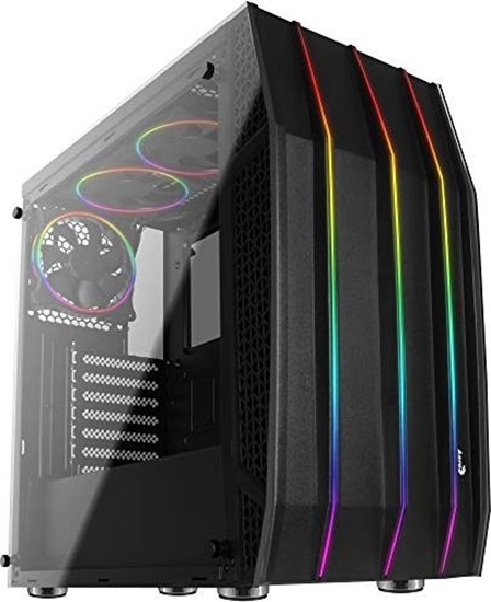 Picture of Geh AeroCool Midi Klaw Black ATX/micro-ATX/min-ITX RGB