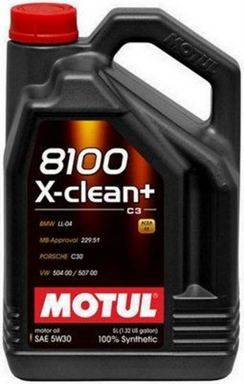 Picture of Motul Olej silnikowy  8100 X-Clean + syntetyczny 5W-30 5L