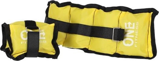 Picture of One Fitness Obciążniki 2 X 1.5 Kg One Fitness (Ww02) Yellow