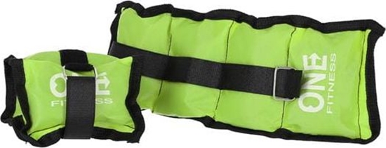 Picture of One Fitness WW02 GREEN OBCIĄŻNIKI 2 x 1.5 KG