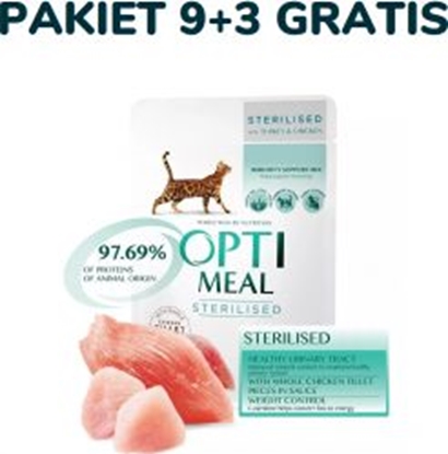 Picture of Optimeal Optimeal Kot Saszetka 85g Adult Indyk+kura Sterilised