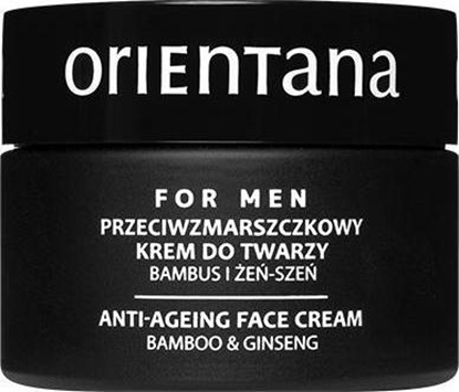 Attēls no Orientana Orientana for men - Przeciwzmarszczkowy krem do twarzy. Bambus i żeń-szeń - 50 ml