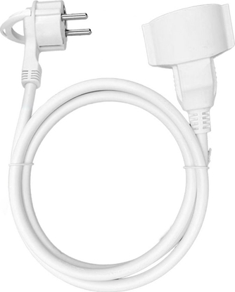 Attēls no Orno Przedłużacz domowy jednogniazdowy, 1x2P+Z (schuko) 5m,kabel PVC H05VV-F 3x1,5mm?, 230VAC/16A