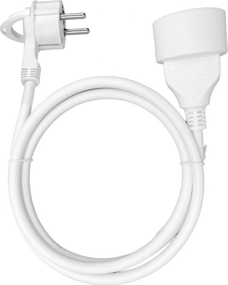 Attēls no Orno Przedłużacz domowy jednogniazdowy, 1x2P+Z 5m,kabel PVC H05VV-F 3x1,5mm?, 230VAC/16A